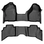 Maxliner Floor Mats 1ST Row Piece And 2ND Set Black Compatible Wi.... Fixed Price $253.37.