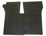 1963-1967 Corvette Black Rubber Floor Mat. Fixed Price $45.05.