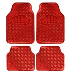 Bdk Metallic Chrome Car Mats All-weather Universal Fit Automotive Floor.... Fixed Price $48.62.