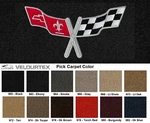 Lloyd Mats Velourtex C3 Corvette Crossed Flags Logo Floor (1977-1979). Fixed Price $138.99.