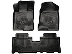 Husky Weatherbeater FRONT/2ND Row Floor Mats 3PC Fits 12-15 Captiva Sport Black. Fixed Price $149.99.
