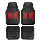 Fh Group F11313BURGUNDY Rubber Floor (burgundy Full Set Trim To Fit Mats). Fixed Price $42.53.