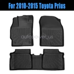 For 2010-2015 Toyota Prius Tpe Floor Mats Liners 3D Model Front & Rear 3PCS. Fixed Price $66.49.