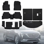 Tpe Floor Mats/trunk Cargo Liner+backrest For 2016-2023 Mazda CX-9 7 Seats. Fixed Price $59.99.