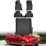 3D Tpe Floor Mats & Trunk Cargo Liners Fits 2013-2019 Cadillac All Weather. Fixed Price $138.49.