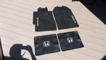 Black Rubber Honda Civic Floor Mats, Front, Rear,universal Fit, 001409R01. Fixed Price $35.00.