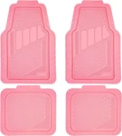 Car Pass Heavy Duty Rubber Floor Mats 4-PIECE,PINK Full All. Fixed Price $82.24.