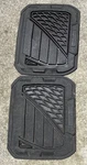 Goodyear Floor Mats 2- 18 14.5 Backseat Vehicles Heavy Duty Rubber Sxs. Fixed Price $19.98.