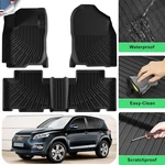 3PCS Tpe All Weather Floor Mats Car Black For 2007-2012 Toyota RAV4. Fixed Price $73.99.