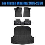 For 2016-2020 Nissan Maxima Tpe Front-rear Floor Mats/trunk Cargo Liner Full Set. Fixed Price $60.55.