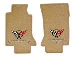 New! Carpet Floor Mats Tan- Light Shale 1997 2004 C5 Corvette Flags Logo. Fixed Price $160.99.
