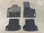 2006-2013 8P Audi A3 Oem Black Rubber Floor Mat Set Front & Rear (tl). Fixed Price $85.00.