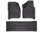 Husky Weatherbeater FRONT/2ND Row Floor Mats 3PC Fits 08-10 F250/F350/F450 Blk. Fixed Price $127.49.