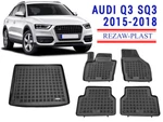 Rezawplast Floor Liners For Audi SQ3 2015-2018 Mats & Cargo Odor. Fixed Price $169.99.