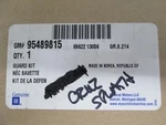 Oem Molded Splash Guard Kit 11-16 Chevrolet Cruze 95489815. Fixed Price $50.75.