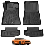 Floor Mats Liners Carpets 2015-2025 Ford Mustang All Weather Tpe Rubber 3PCS. Fixed Price $56.99.