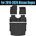 Tpe Floor Mats & Trunk Cargo Liner Black For 2021-2026 Nissan Rogue Waterproof. Fixed Price $86.19.