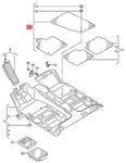 Genuine Audi A6 Avant S6 Quattro Set Foot Mats Granite Grey 4G1863691AJS1. Fixed Price $51.85.