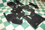 *stains* 11-18 Wrangler 4DR Black Carpeted Front Rear Floor Liner Set Unit Oem. Fixed Price $473.99.