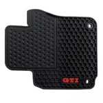 Genuine Volkswagen Monster Mat / Red Gti Logo (round Clip) 1K1-061-550-041. Fixed Price $109.20.
