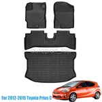 3D Floor Mats Liners / Trunk Cargo Cover Tpe For 2012-2015 Toyota Prius. Fixed Price $60.89.