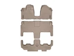 Weathertech Floorliner For 2013-2016 Chrysler Town & Country Van Full Set, Tan. Fixed Price $317.85.