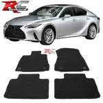 For 14-25 Lexus IS300 IS350 Rwd Nylon Floor Mats Liner Black Front Rear Carpet. Fixed Price $54.99.