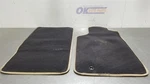 2004 Ford Thunderbird Tbird Front Carpet Floor Mat Set Pair Black Tan. Fixed Price $135.00.