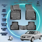 Custom Car Floor Mats Fits Volvo S40 2004-2012 Tpe Rubber All Weather 3D Liners. Fixed Price $160.09.