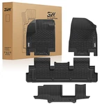 3W Floor Mats For 8 Seats Nissan Pathfinder 2022-2025 All Weather Fit Tpe Liners. Fixed Price $135.99.