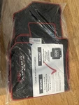 New Toyota Trd Floor Mat & Trunk Set Oem Black/red. Fixed Price $185.00.