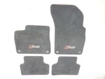 2021 Audi 4MN Floor Mat Set Black W/ Red Stitching & Badge *note. Fixed Price $325.50.