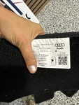 Floor Mat-premium Textile Foor Mats Gray Audi Oem Accessories 8R1061275MNO. Fixed Price $60.00.