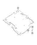 Genuine Mopar Rear Floor Carpet 6VU971X7AA. Fixed Price $138.99.