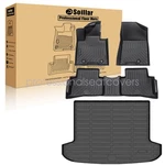 Tpe Floor Mats & Trunk Cargo Set For 2016-2021 Hyundai Tucson Black. Fixed Price $107.99.
