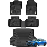 Floor Mats Cargo Liners Fit 2016-2021 Honda Civic Sedan Tpe Black Yitamotor Rows. Fixed Price $209.99.