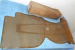 1965 1966 1967 68 Ford Mustang Fairlane Falcon Nos Vinyl Full Rear Floor Mat. Fixed Price $189.00.
