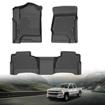 Floor Mats For 2014-2018 Chevy Silverado Gmc Sierra 1500 2500/3500HD Crew Cab. Fixed Price $69.65.