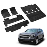 Floor Mats & Cargo For Chevrolet Tahoe 2015-2020 All Weather Tpe. Fixed Price $219.00.