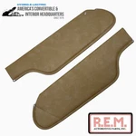 Sun Visors Buckskin Sierra Vinyl For 1971-1976 Cadillac Eldorado Convertible. Fixed Price $234.95.