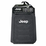 4 Piece Jeep Weather Pro Heavy Duty Rubber Floor Mats Set Official Licensed. Fixed Price $64.34.