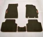 Honda Integra DC2 5 Piece Luxury Floor Mats With Edge Binding Red Stitch. Fixed Price $161.20.