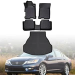 Tpe Front & 2ND Floor Mats / Trunk Cargo Liners For 2013-2017 Honda Accord Sedan. Fixed Price $107.39.