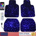 Fiber Optic Car Floor Mats Led Rugs W/app Remote Control. Fixed Price $154.99.