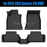 For 2019-2025 Genesis G70 Rwd Tpe All-weather Front-rear Floor Mats Liners 3PCS. Fixed Price $57.99.