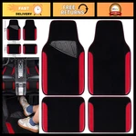 Rainbow Waterproof Faux Leather Car Floor Mats Universal Fit, Anti-slip, Set. Fixed Price $39.99.