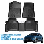 Front & Rear Floor Mats Liner For 2023-2025 Kia Niro Fhev Tpe Anti-slip Black 3X. Fixed Price $70.49.