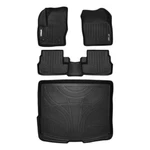 Smartliner Black 1ST & 2ND Row Floor Liners Cargo For Lincoln Mkc. Fixed Price $258.99.