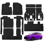 Tsldrv Floor Mats For Toyota Sienna 8 Seat 2021-2025 All Weather Tpe Full Set. Fixed Price $186.40.