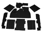 Empi 3912 Carpet Kit With Footrest, Black, 9PC, Fits TYPE-1 Bug 1973-1977. Fixed Price $184.18.
